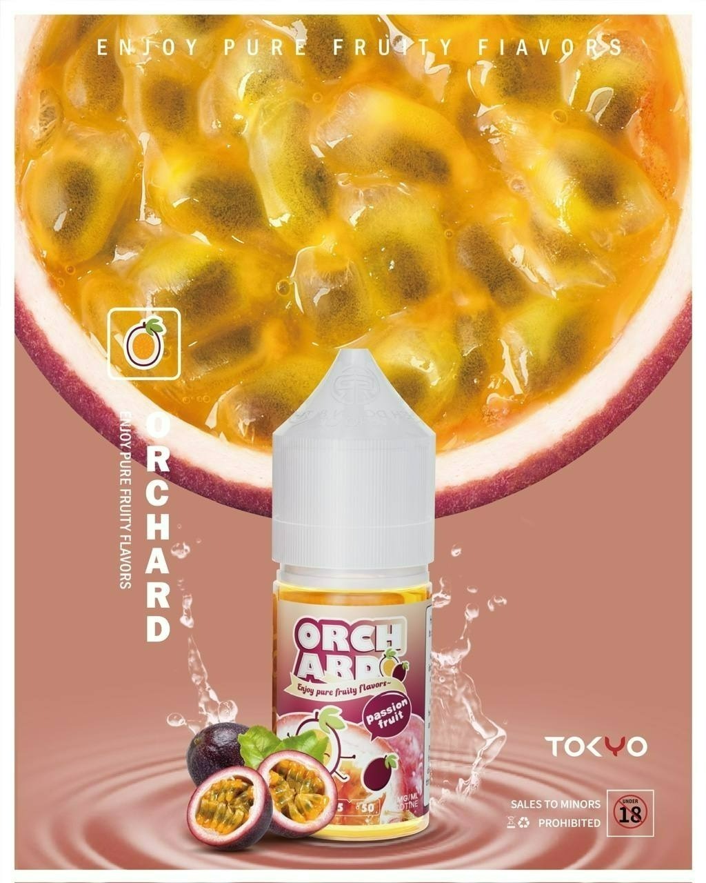 Orchard 果園 煙油（ 全系列無涼 ）  30ml 35mg