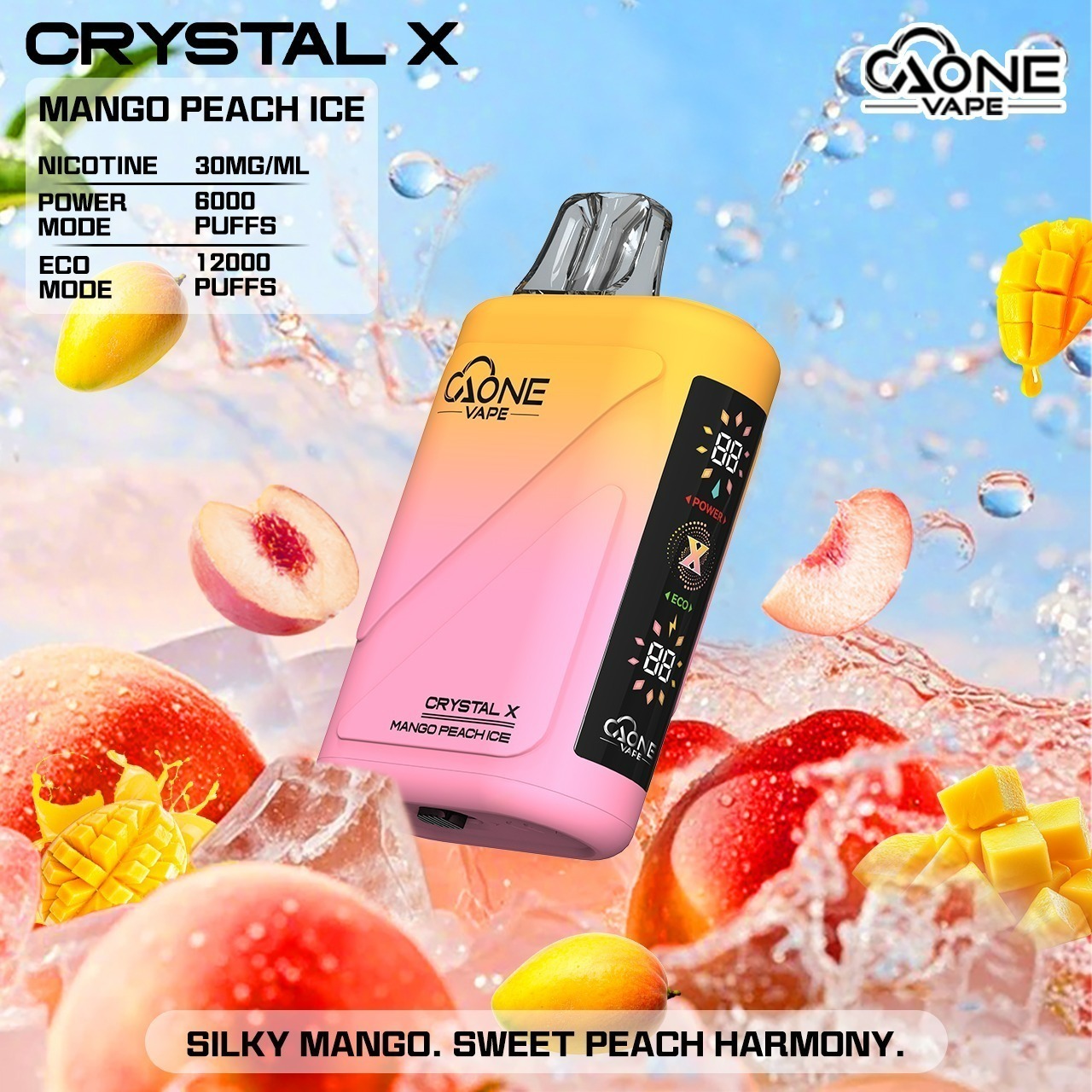 AONE VAPE Crystal 水晶 二代　12000口 一次性電子煙