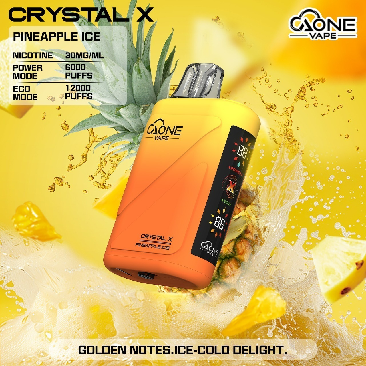 AONE VAPE Crystal 水晶 二代　12000口 一次性電子煙