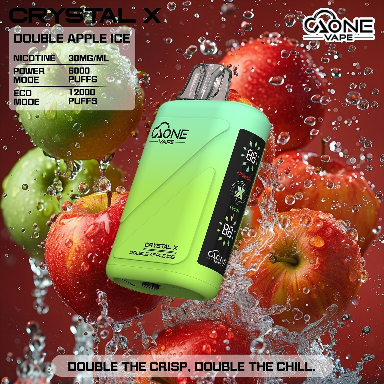 AONE VAPE Crystal 水晶 二代　12000口 一次性電子煙