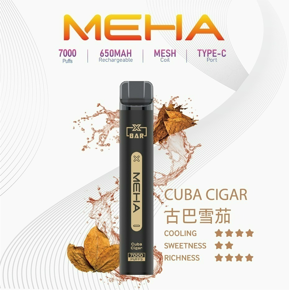 MEHA魅嗨拋棄式一次性 7000口小黑條