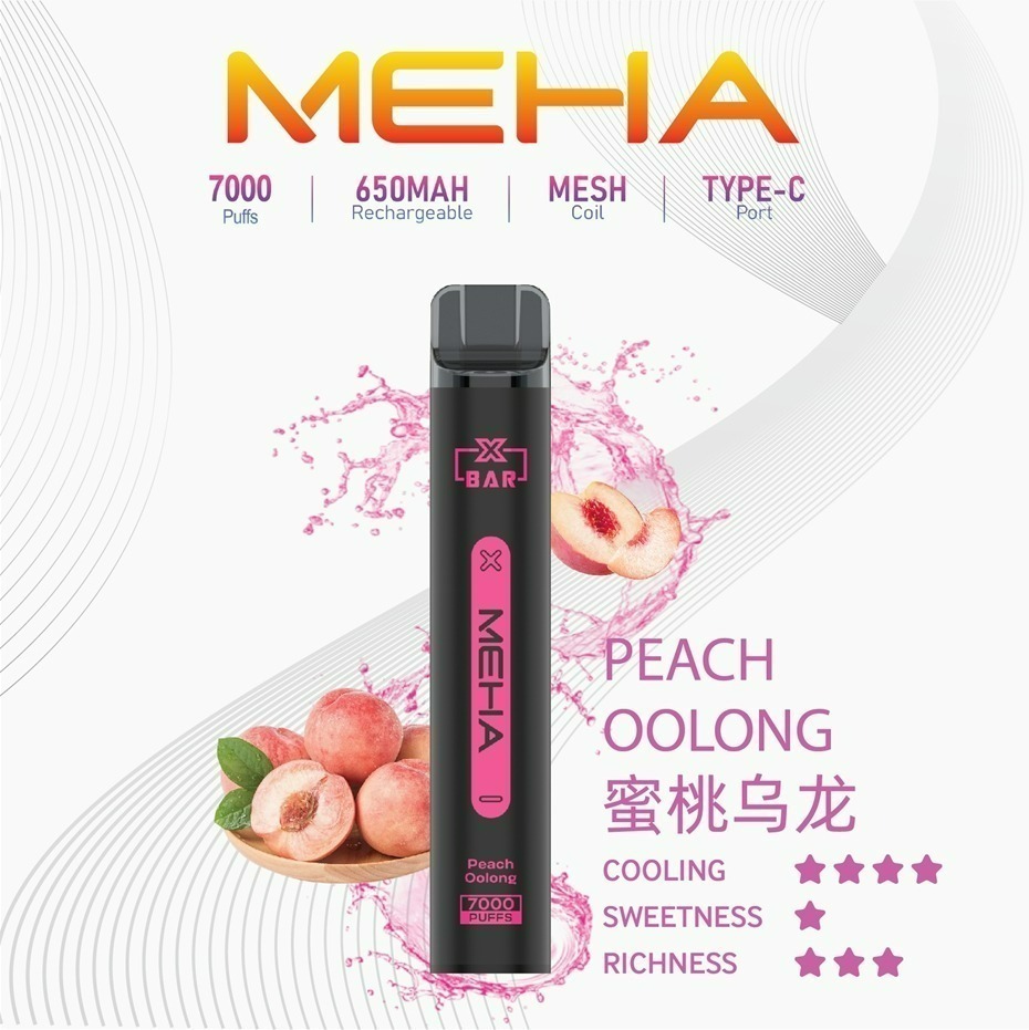 MEHA魅嗨拋棄式一次性 7000口小黑條