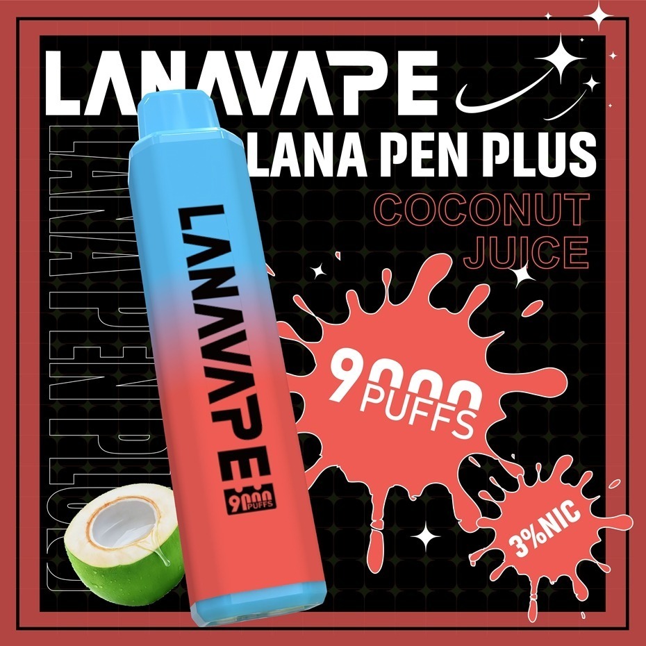 LANA9000口 一次性拋棄式 持久续航 & 快速充电