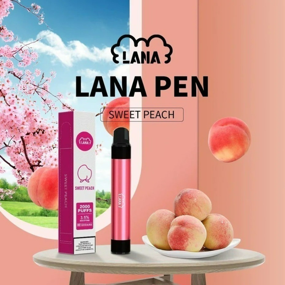 LANA PEN 2000口 一次性拋棄式煙彈 2000口大口數 3.5%