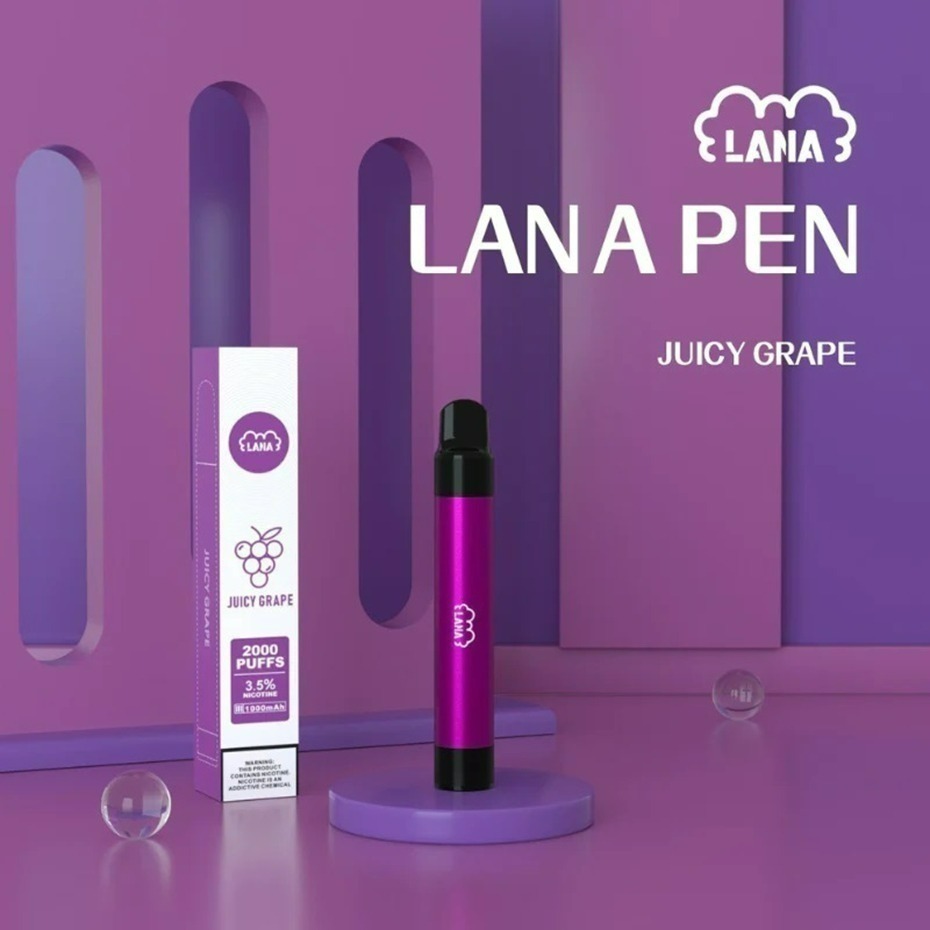 LANA PEN 2000口 一次性拋棄式煙彈 2000口大口數 3.5%