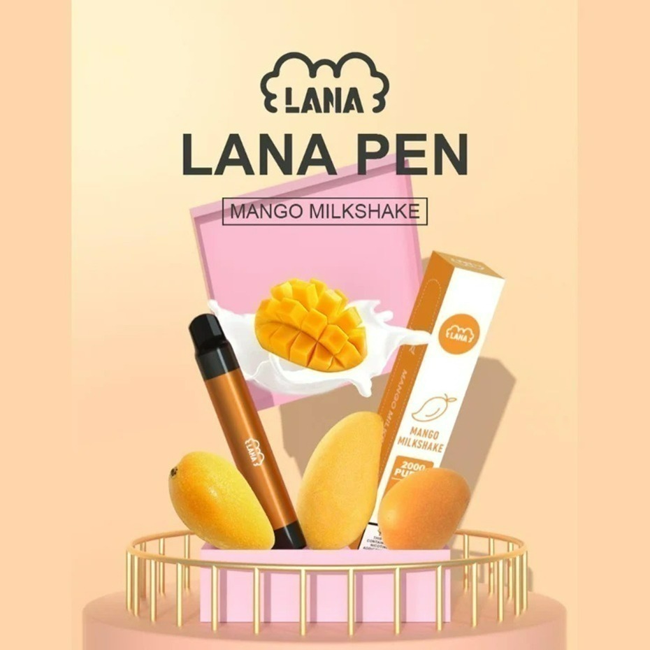LANA PEN 2000口 一次性拋棄式煙彈 2000口大口數 3.5%