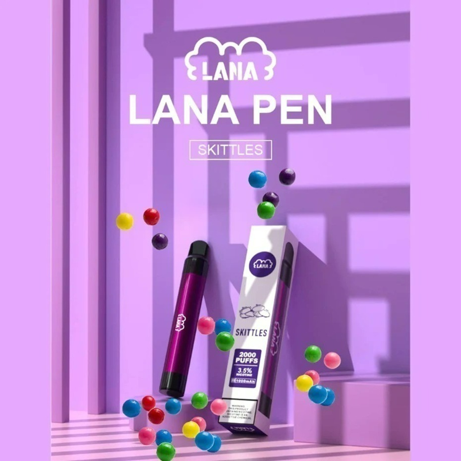 LANA PEN 2000口 一次性拋棄式煙彈 2000口大口數 3.5%