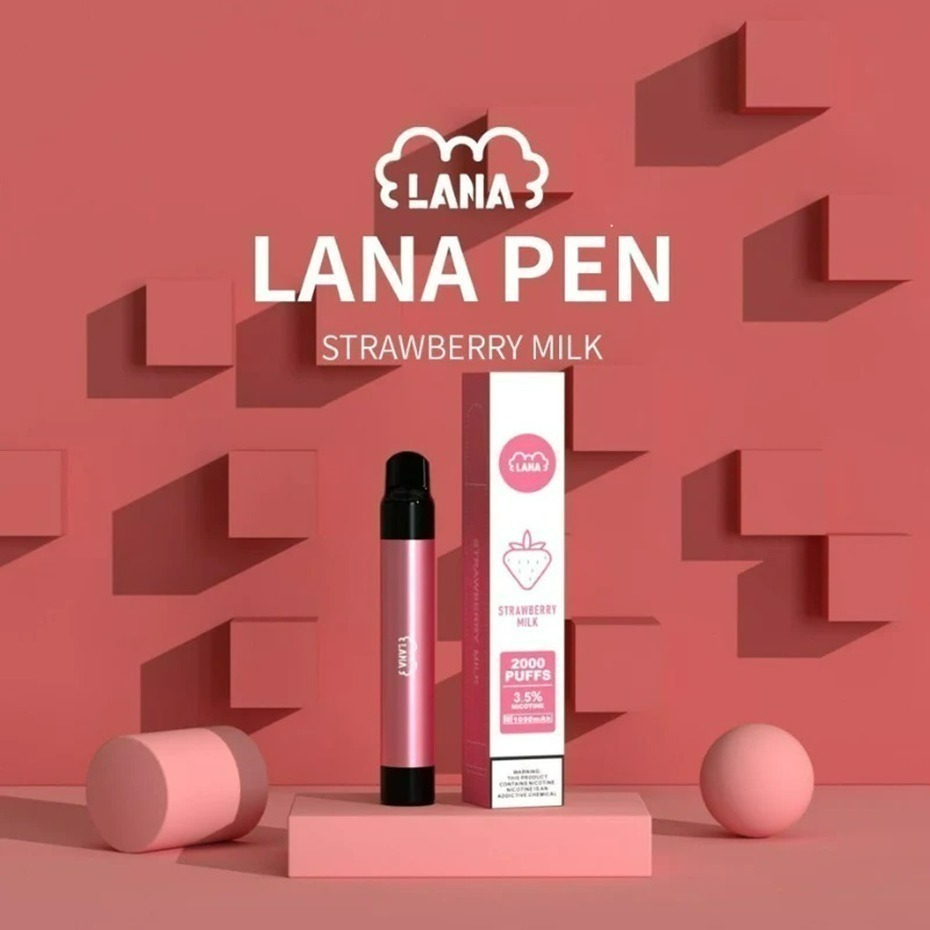 LANA PEN 2000口 一次性拋棄式煙彈 2000口大口數 3.5%