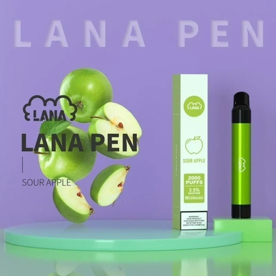 LANA PEN 2000口 一次性拋棄式煙彈 2000口大口數 3.5%