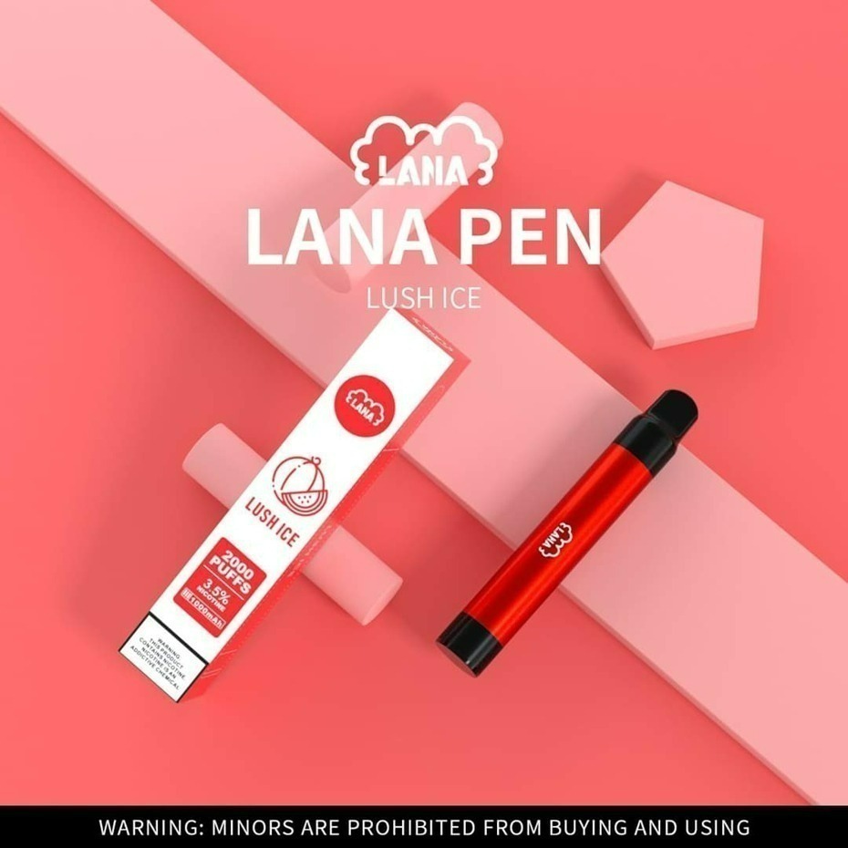 LANA PEN 2000口 一次性拋棄式煙彈 2000口大口數 3.5%